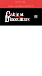 Mobile Screenshot of cabinetdiscounters.com